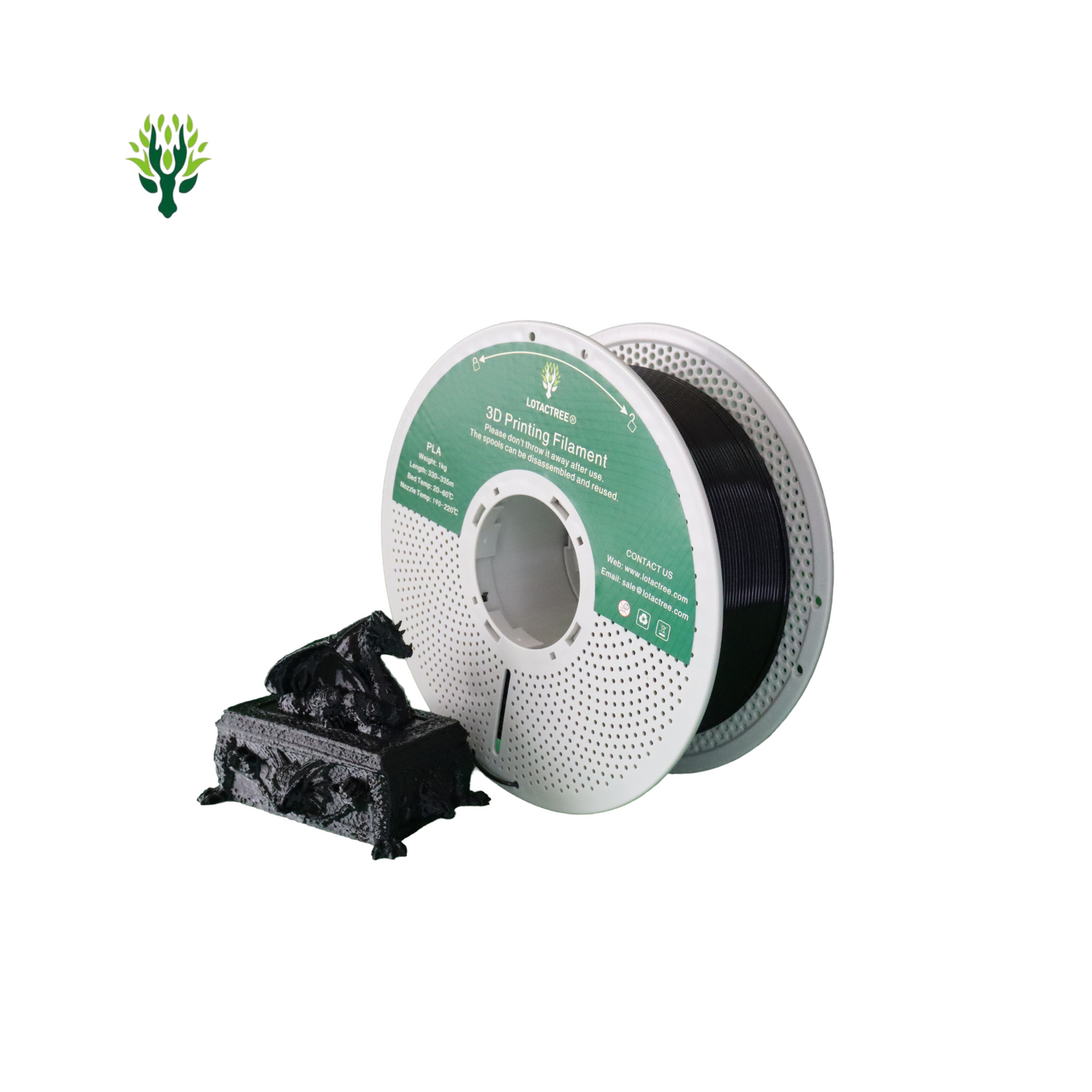 PLA 3D Printing Filament 1.75mm 1Kg - Lotactree