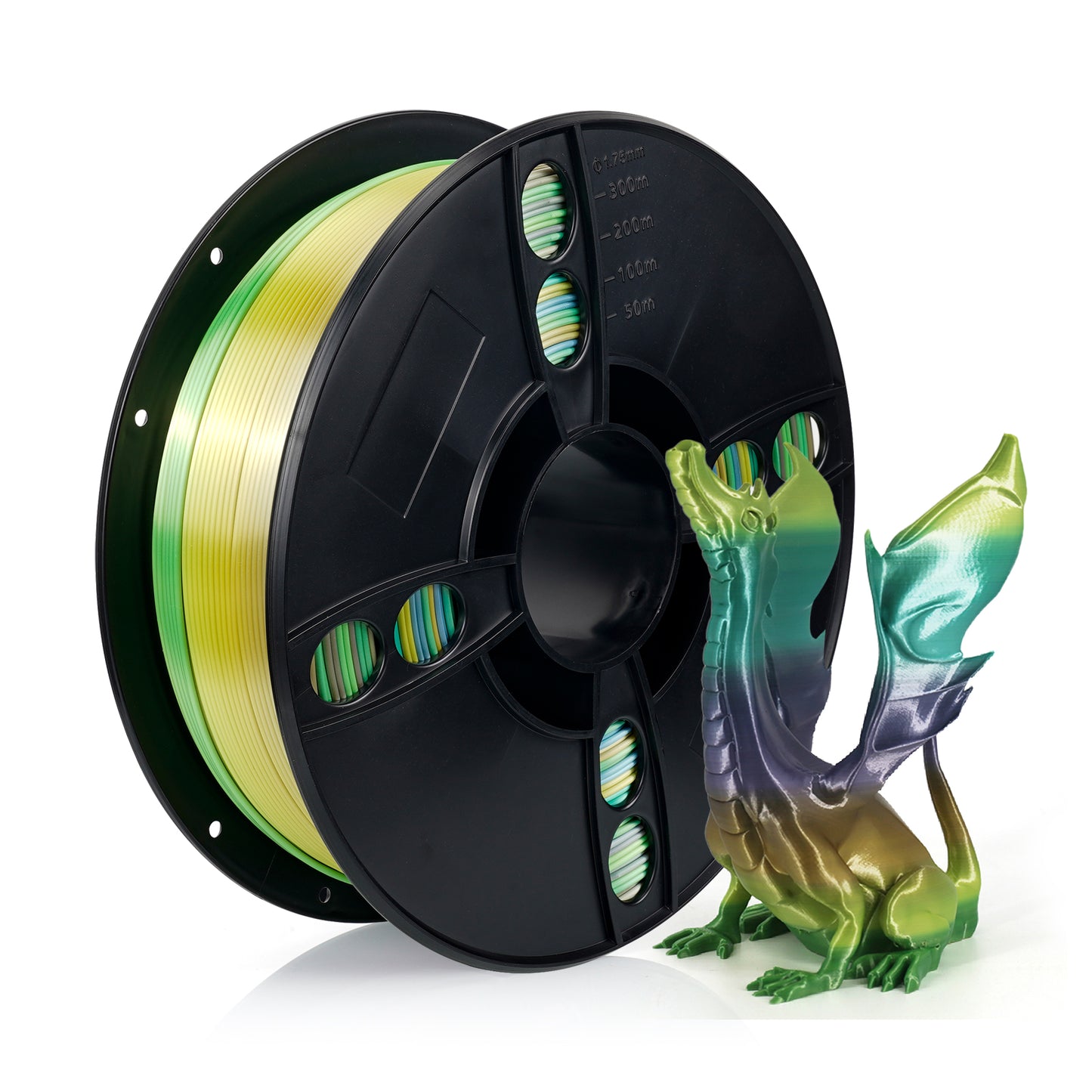 PLA Rainbow 3D Printing Filament 1.75mm 1Kg - Pro3D