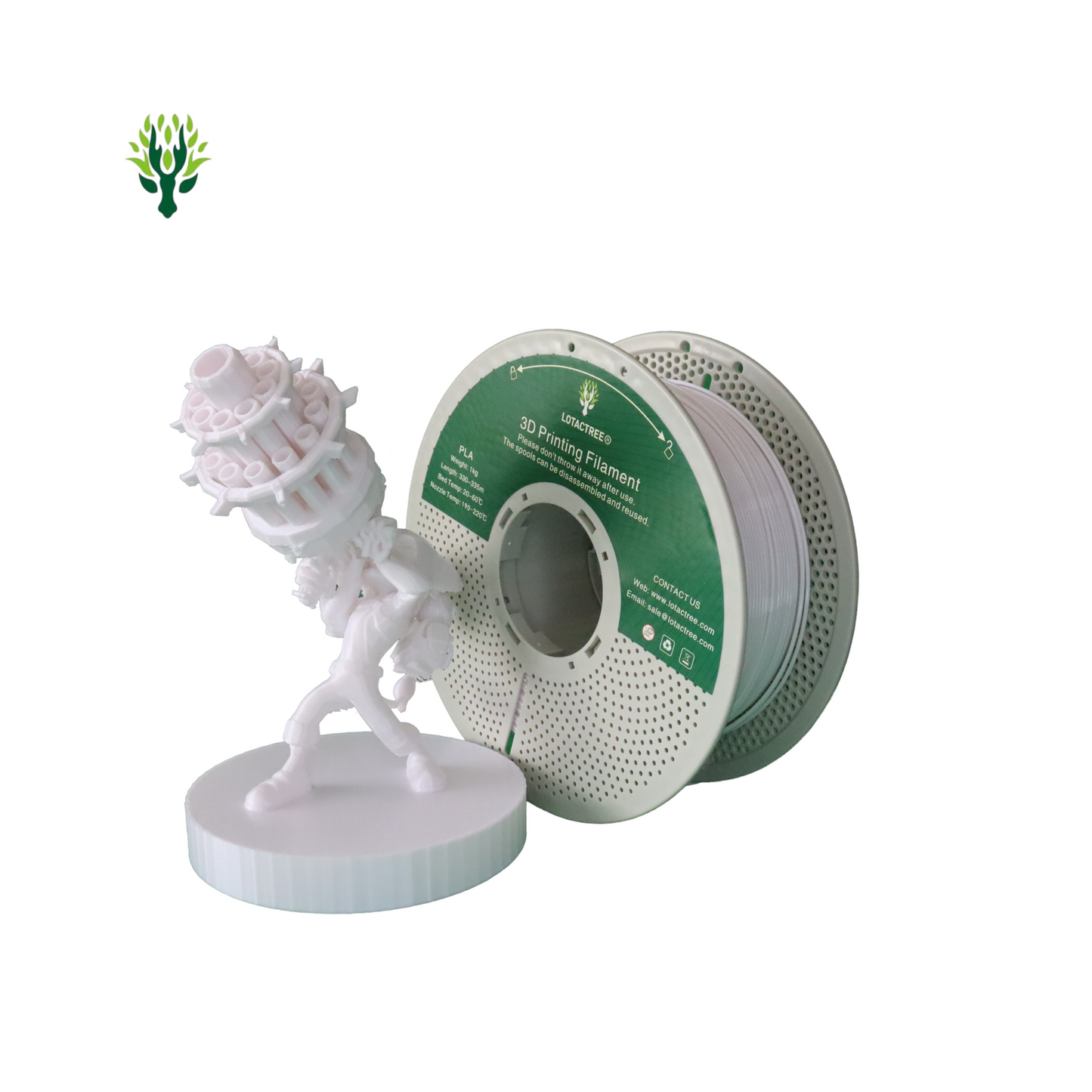 PLA 3D Printing Filament 1.75mm 1Kg - Lotactree