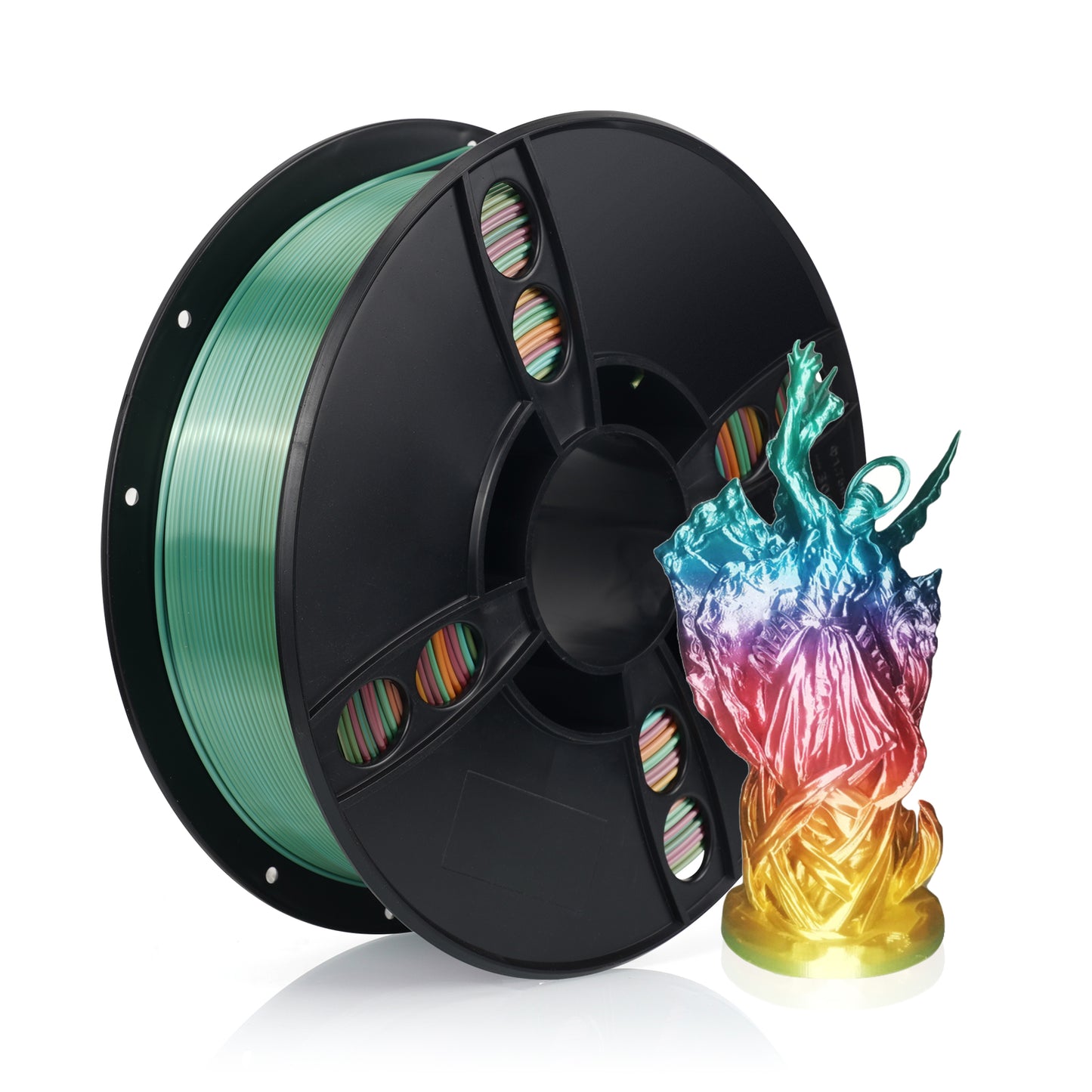 PLA Rainbow 3D Printing Filament 1.75mm 1Kg - Pro3D