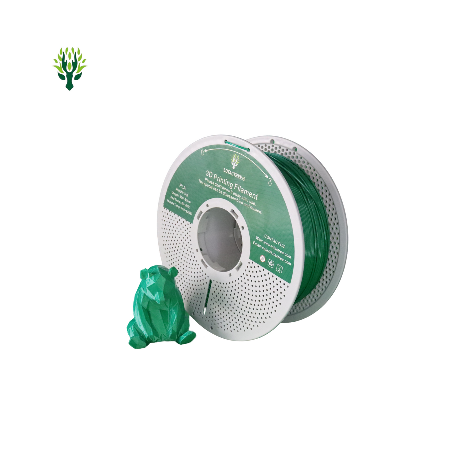 PLA 3D Printing Filament 1.75mm 1Kg - Lotactree