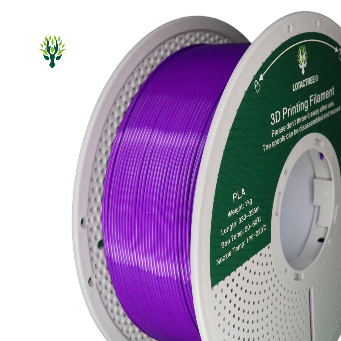 PLA 3D Printing Filament 1.75mm 1Kg - Lotactree