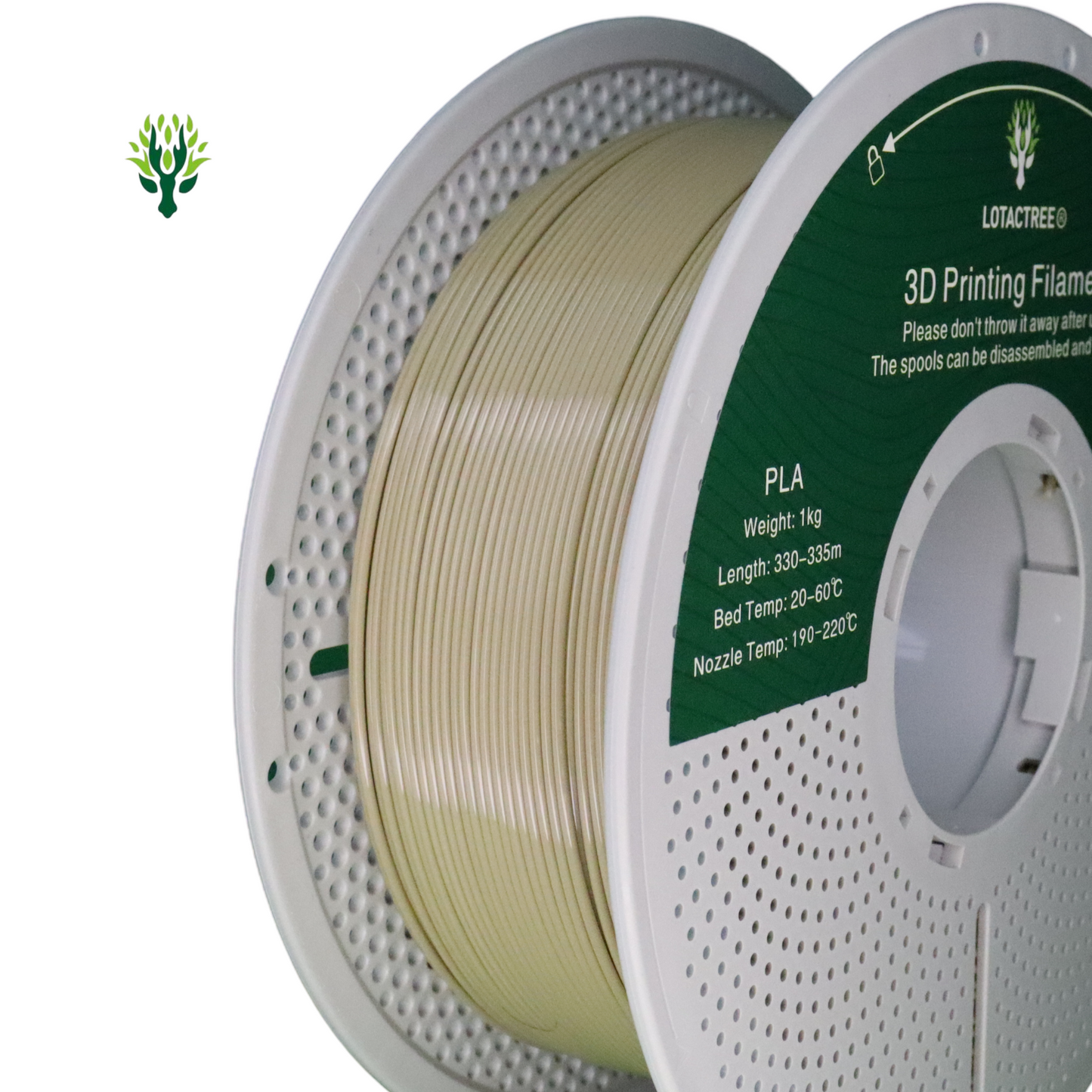 PLA 3D Printing Filament 1.75mm 1Kg - Lotactree