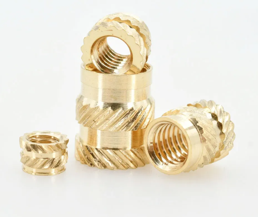 Brass threaded insert