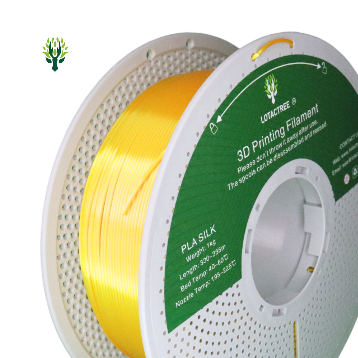 PLA SILK 3D Printing Filament 1.75mm 1Kg - Lotactree