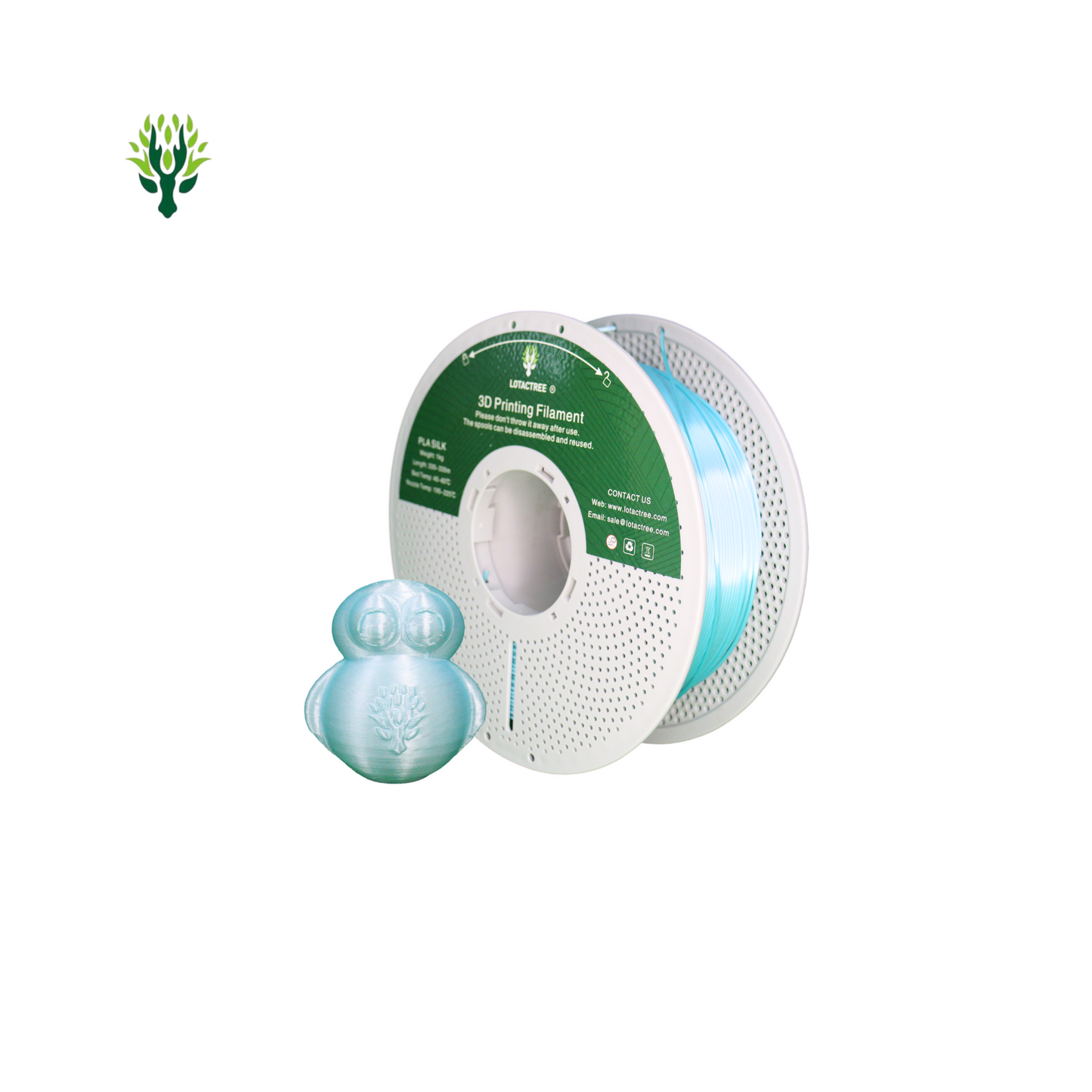 Filamento de Impressão 3D PLA SILK 1,75mm 1Kg - Lotactree
