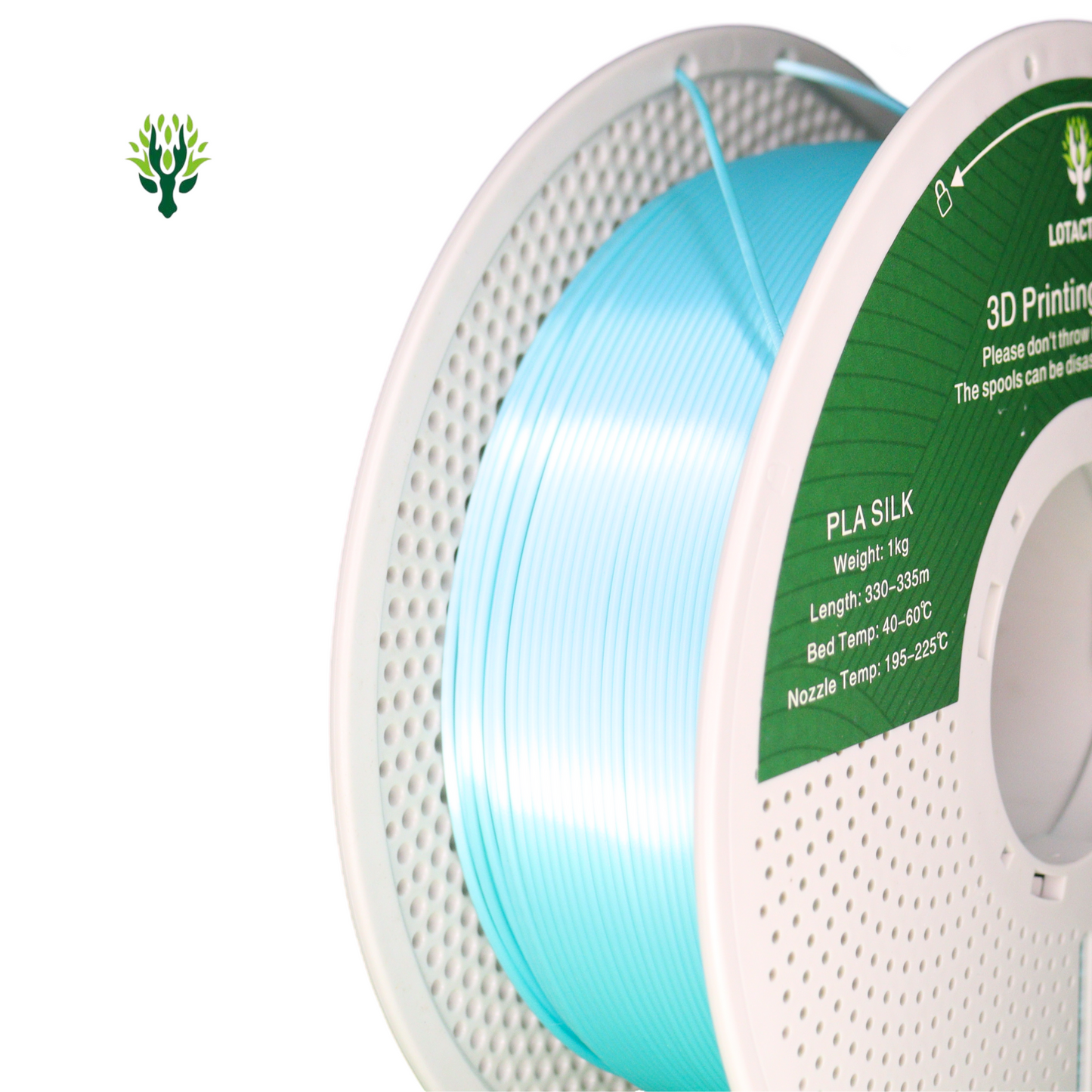 Filamento de Impressão 3D PLA SILK 1,75mm 1Kg - Lotactree
