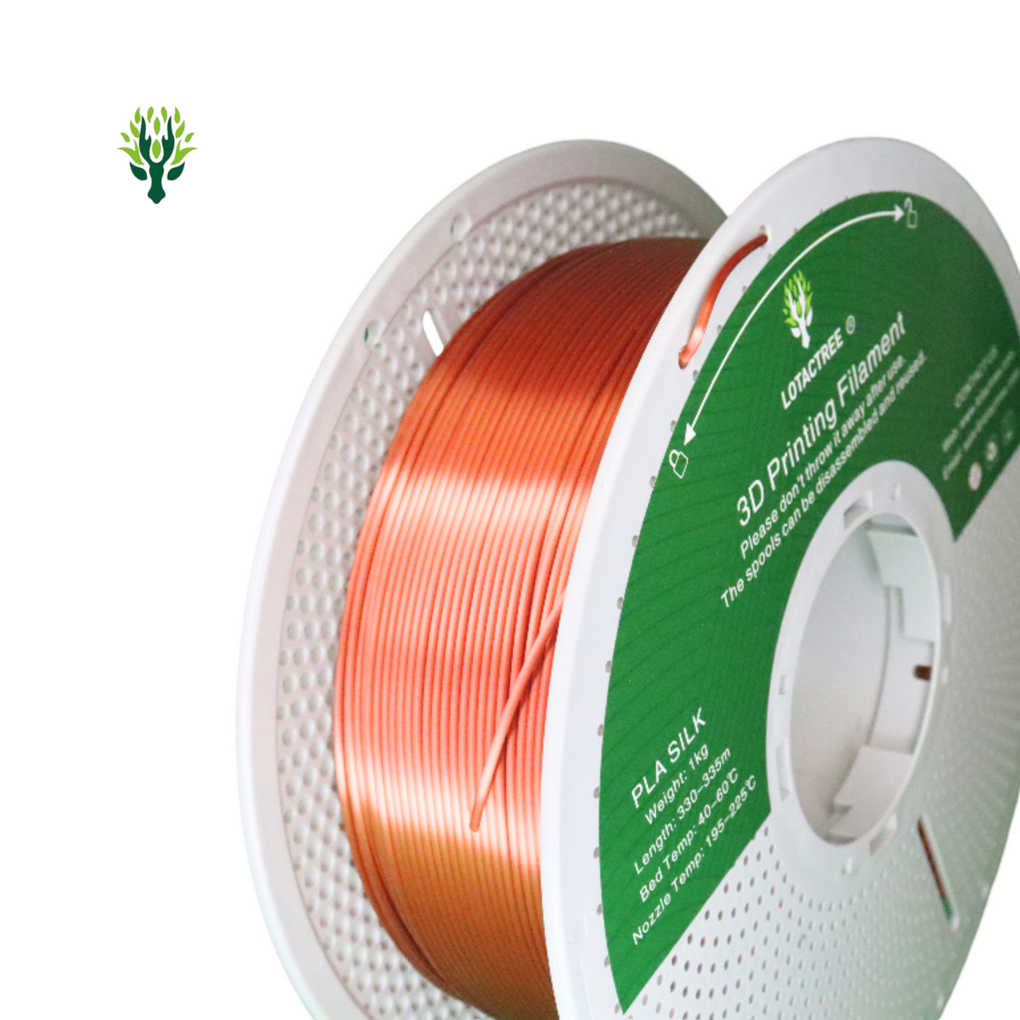 PLA SILK 3D Printing Filament 1.75mm 1Kg - Lotactree