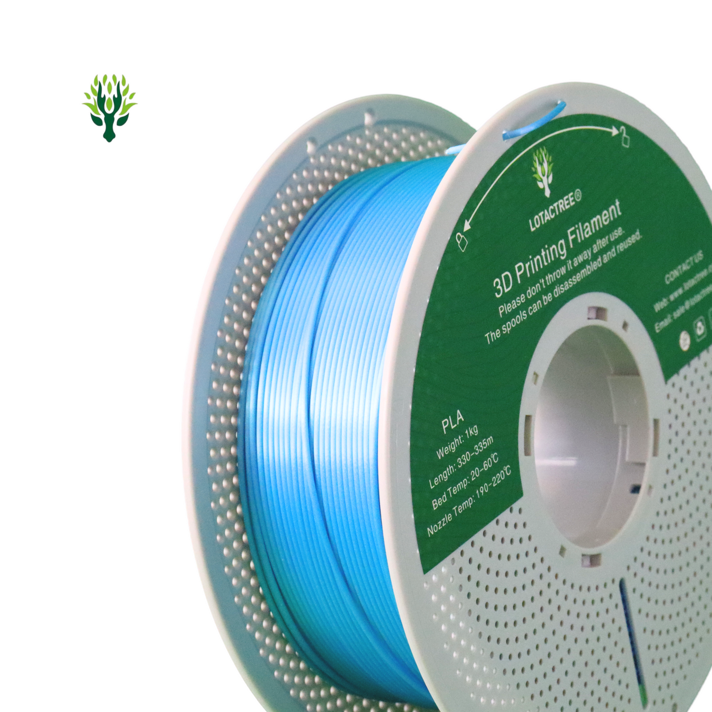 PLA SILK 3D Printing Filament 1.75mm 1Kg - Lotactree