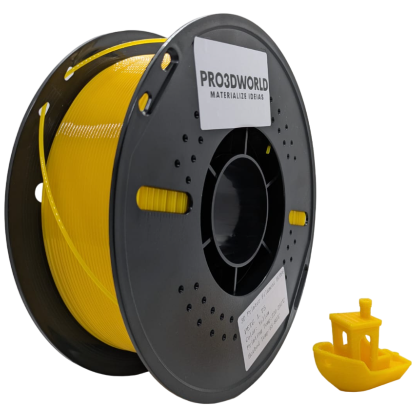 Filamento de Impressão 3D PETG 1,75mm 1Kg - Pro3D
