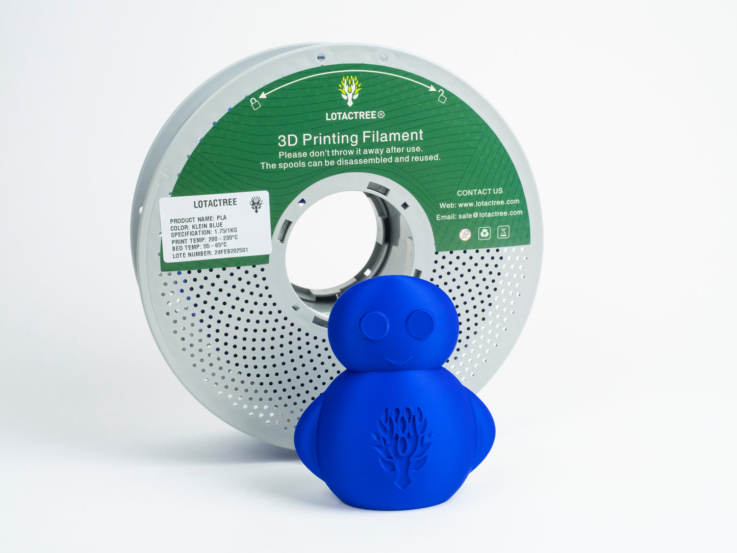 Filamento de Impressão 3D PLA 1,75mm 1Kg - Lotactree