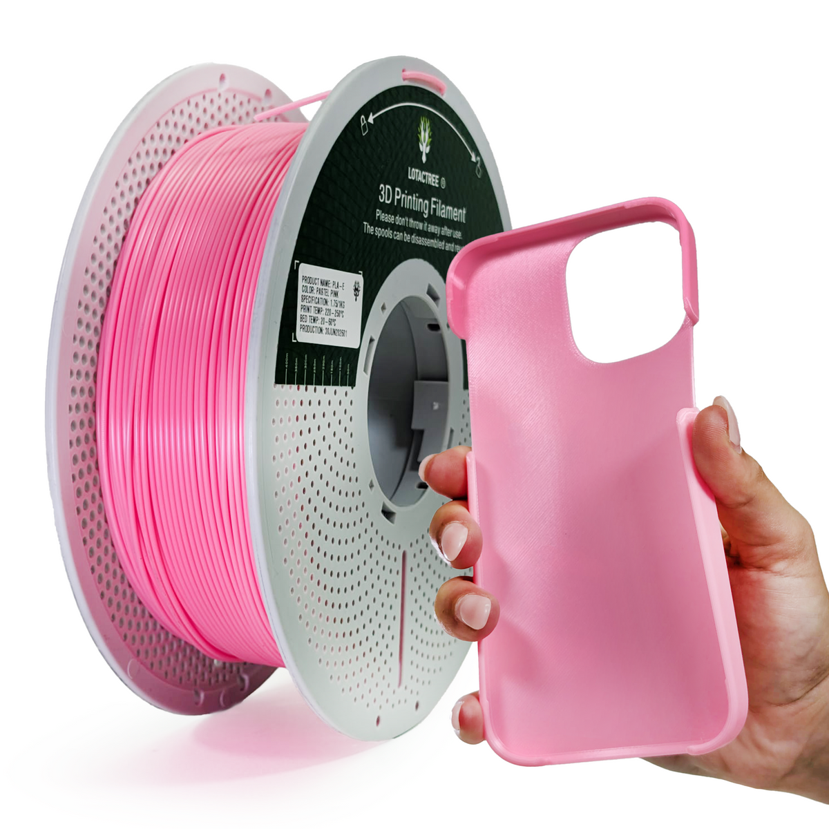 Filamento de Impressão 3D PLA-E 1,75mm 1Kg - Lotactree