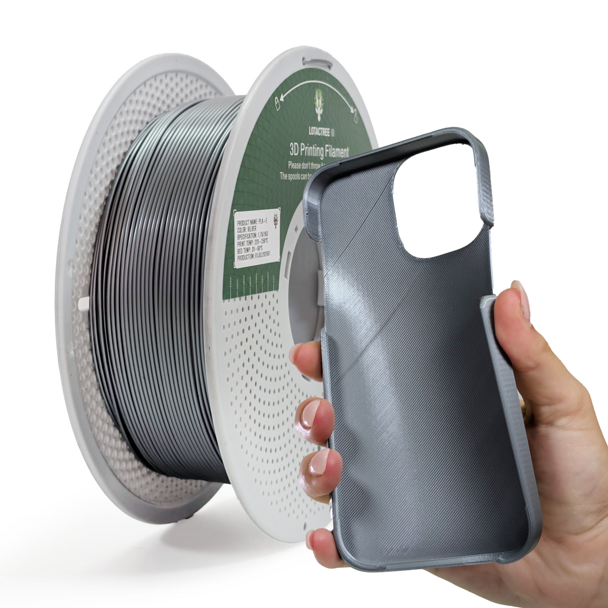 Filamento de Impressão 3D PLA-E 1,75mm 1Kg - Lotactree