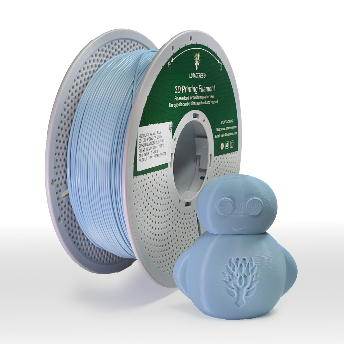 Filamento de Impressão 3D PLA 1,75mm 1Kg - Lotactree