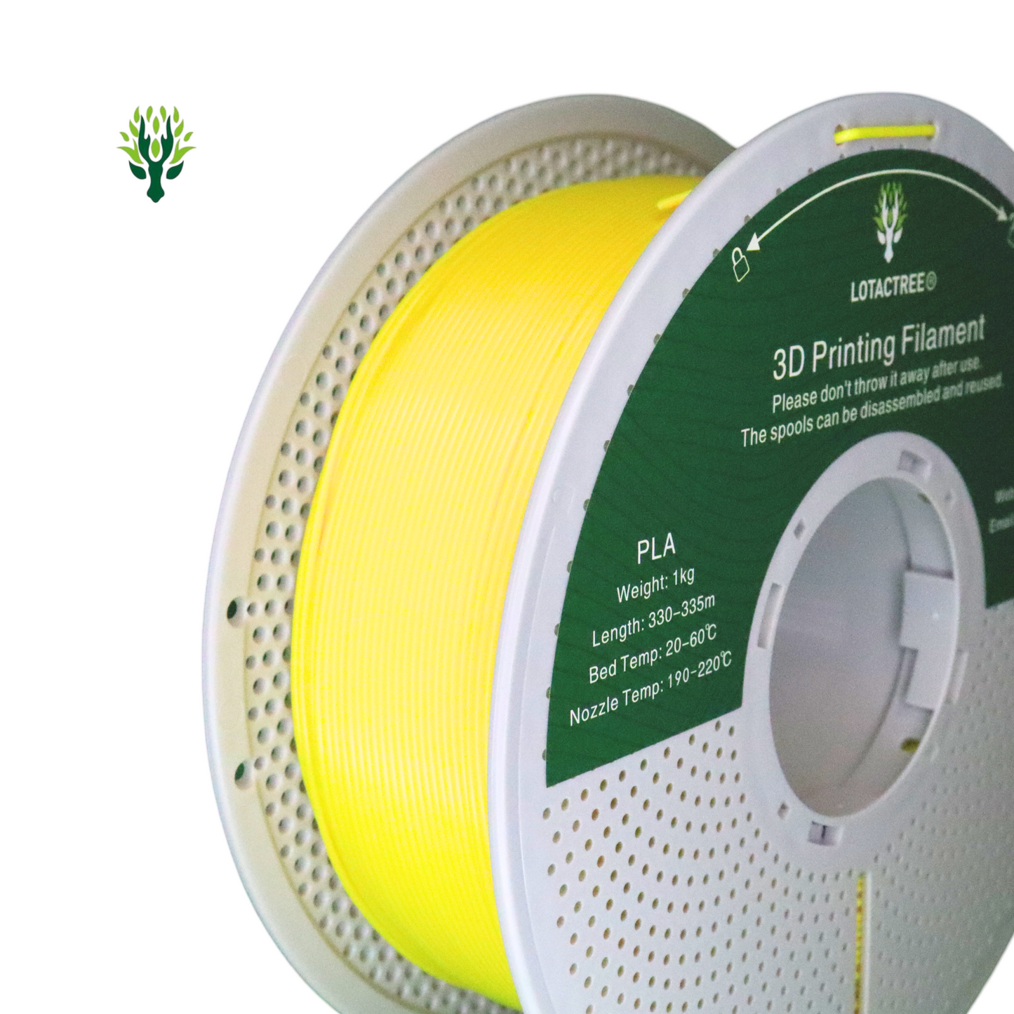 Filamento de Impressão 3D PLA 1,75mm 1Kg - Lotactree