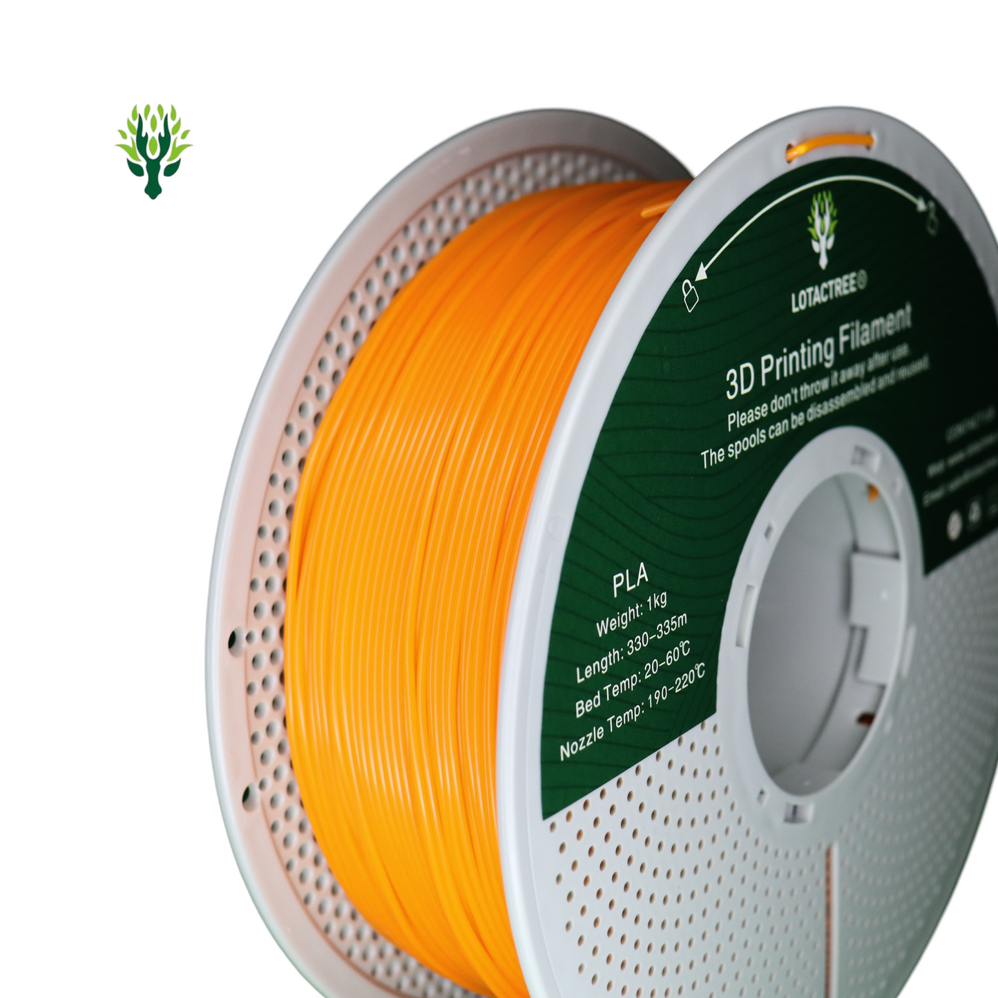 Filamento de Impressão 3D PLA 1,75mm 1Kg - Lotactree