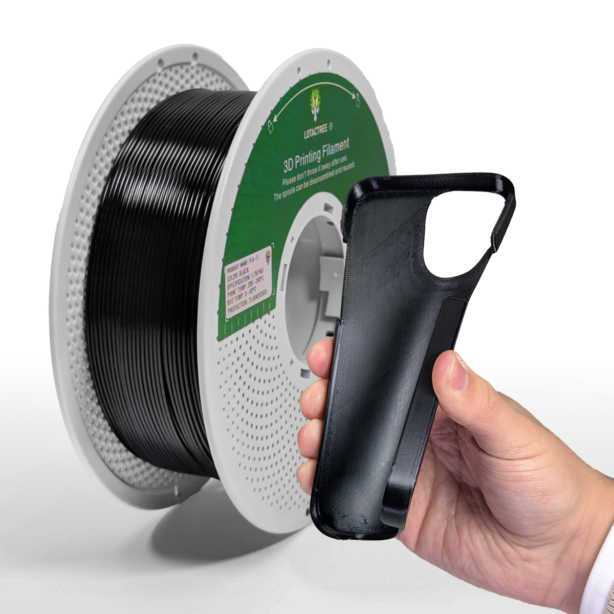 Filamento de Impressão 3D PLA-E 1,75mm 1Kg - Lotactree