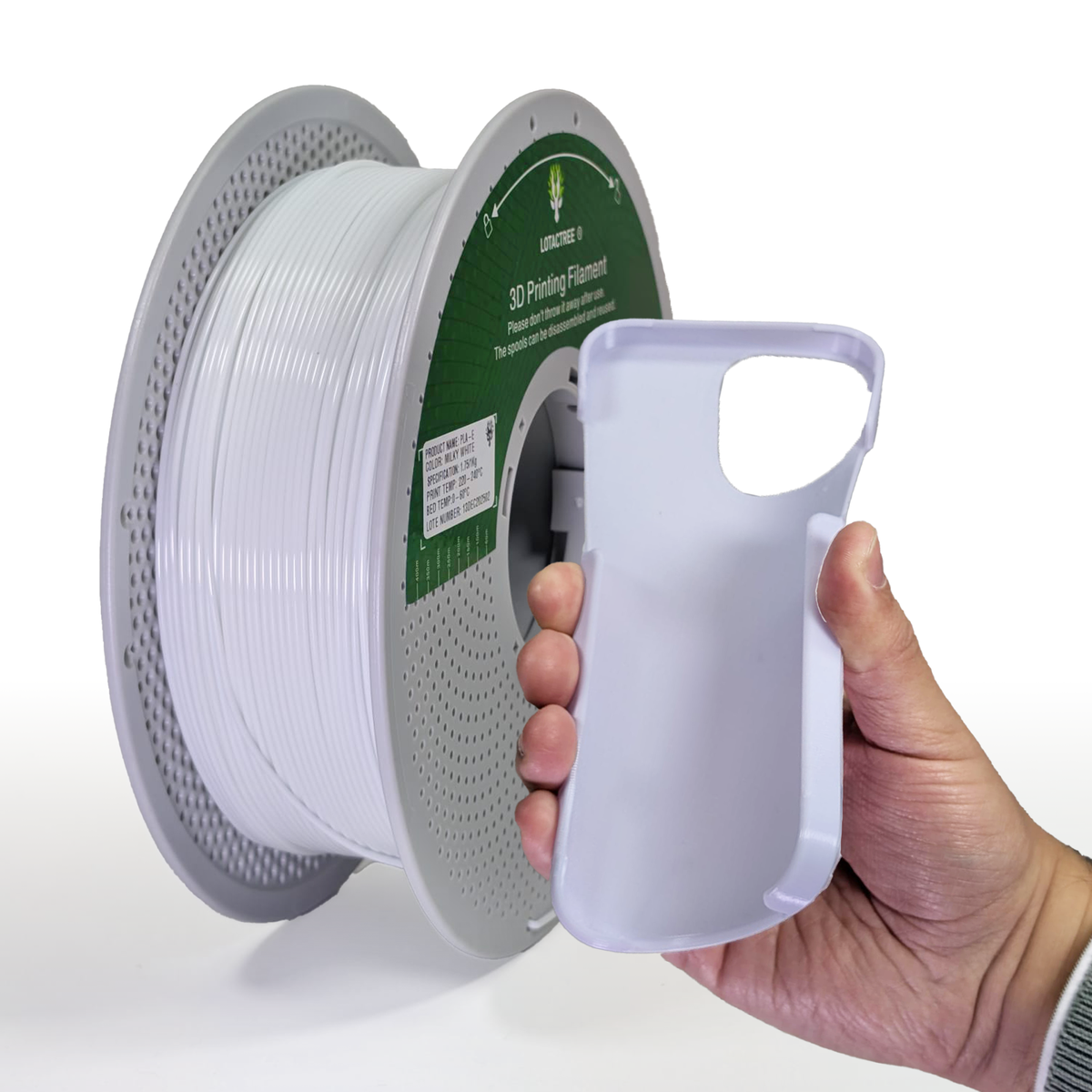 Filamento de Impressão 3D PLA-E 1,75mm 1Kg - Lotactree