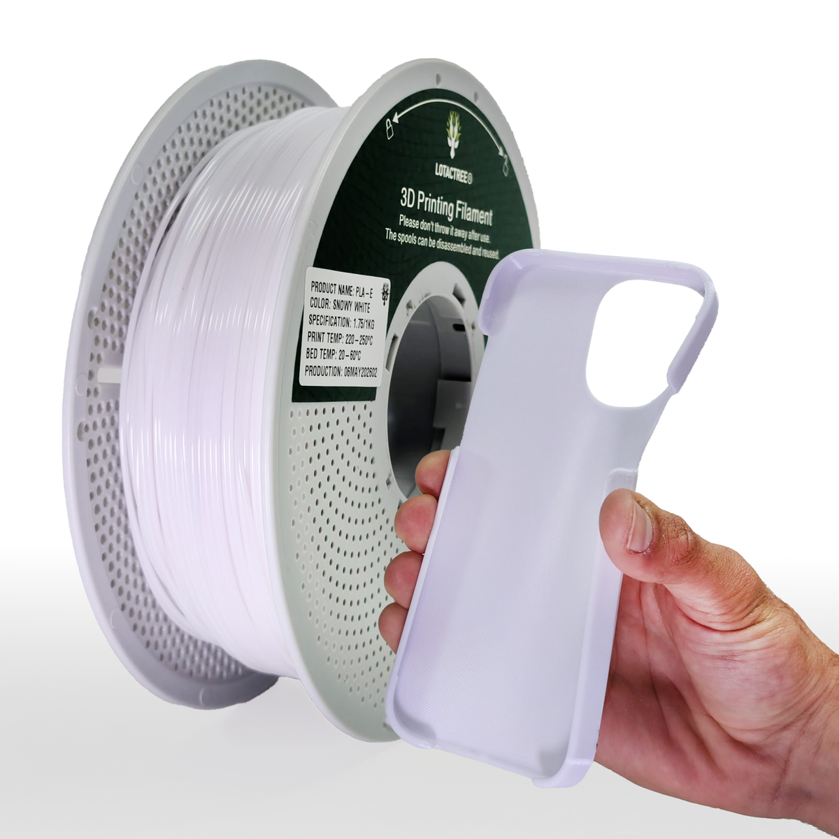 Filamento de Impressão 3D PLA-E 1,75mm 1Kg - Lotactree