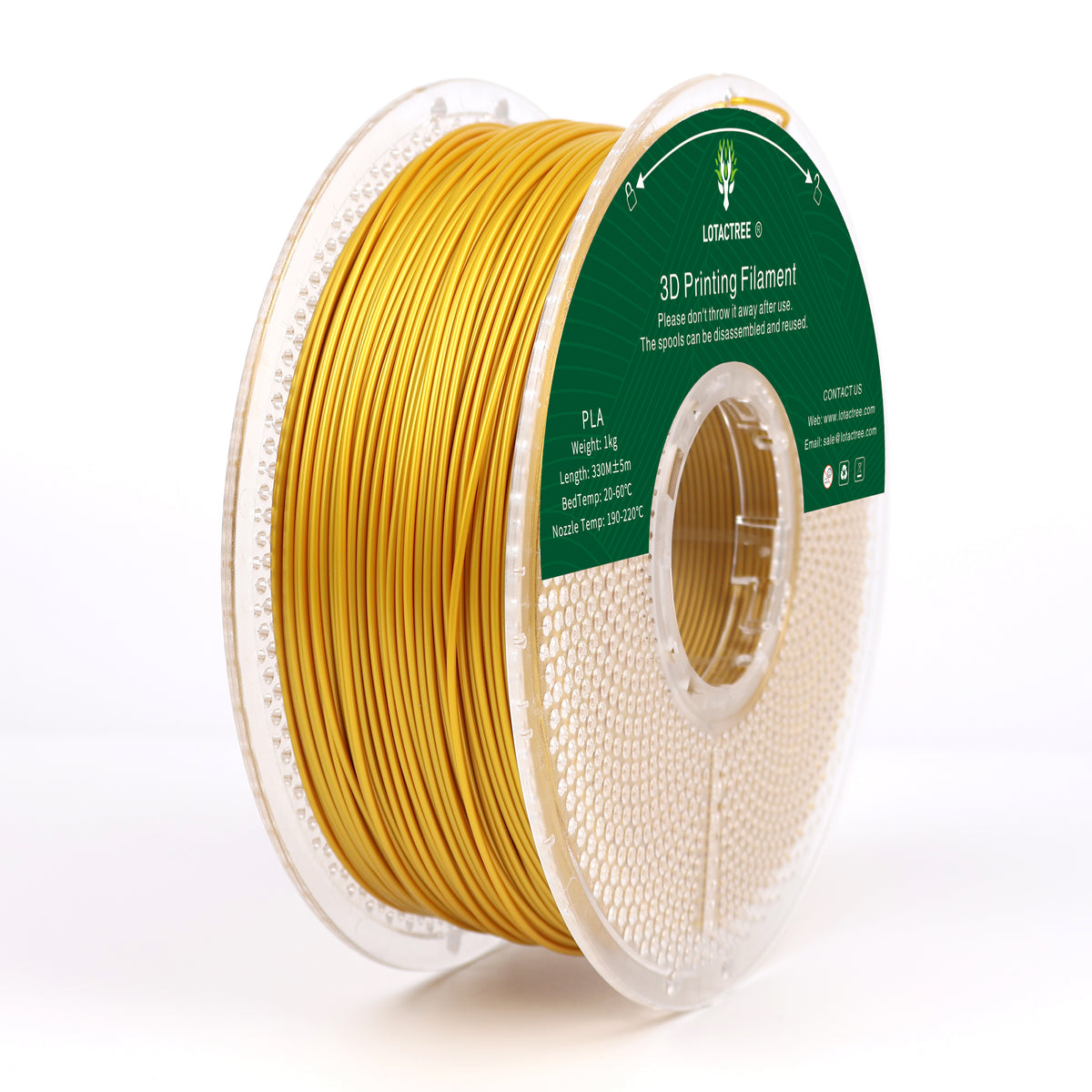 Filamento de Impressão 3D PLA 1,75mm 1Kg - Lotactree