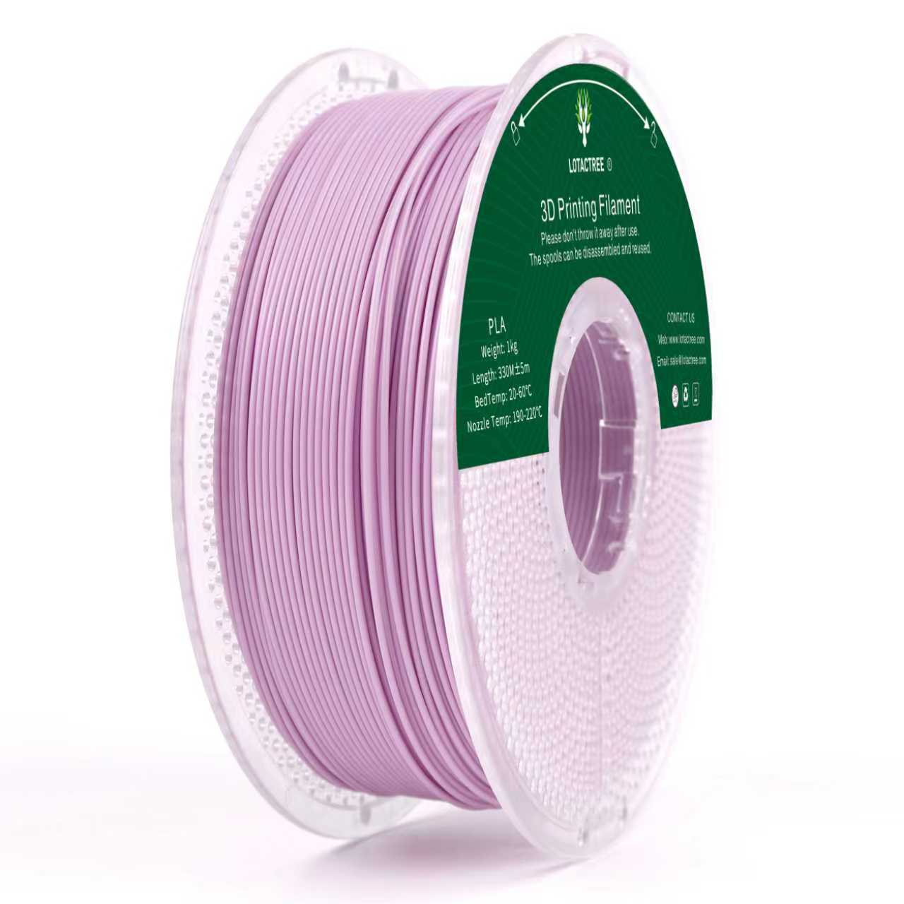 PLA 3D Printing Filament 1.75mm 1Kg - Lotactree