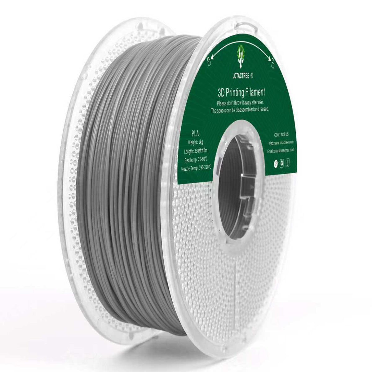 Filamento de Impressão 3D PLA 1,75mm 1Kg - Lotactree