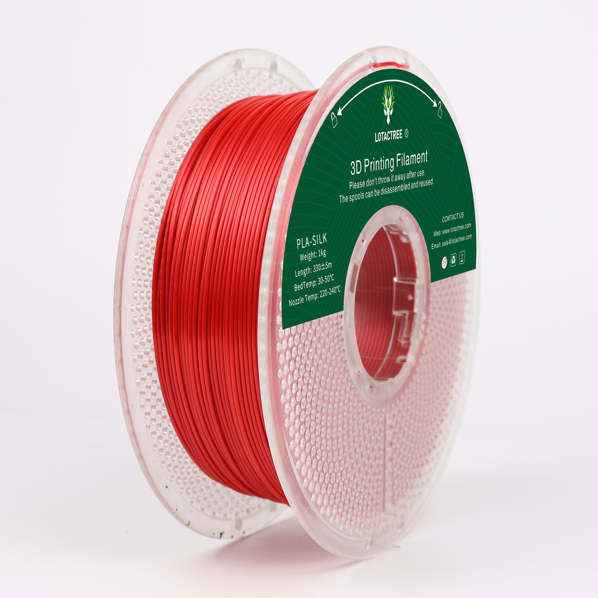 Filamento de Impressão 3D PLA SILK 1,75mm 1Kg - Lotactree