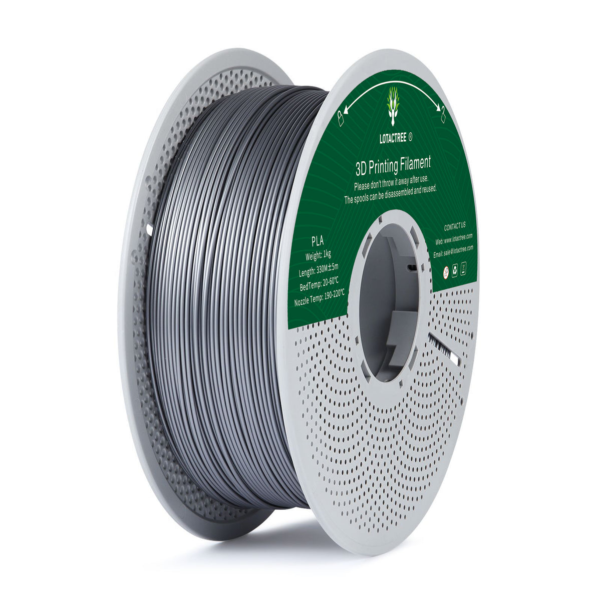 Filamento de Impressão 3D PLA 1,75mm 1Kg - Lotactree